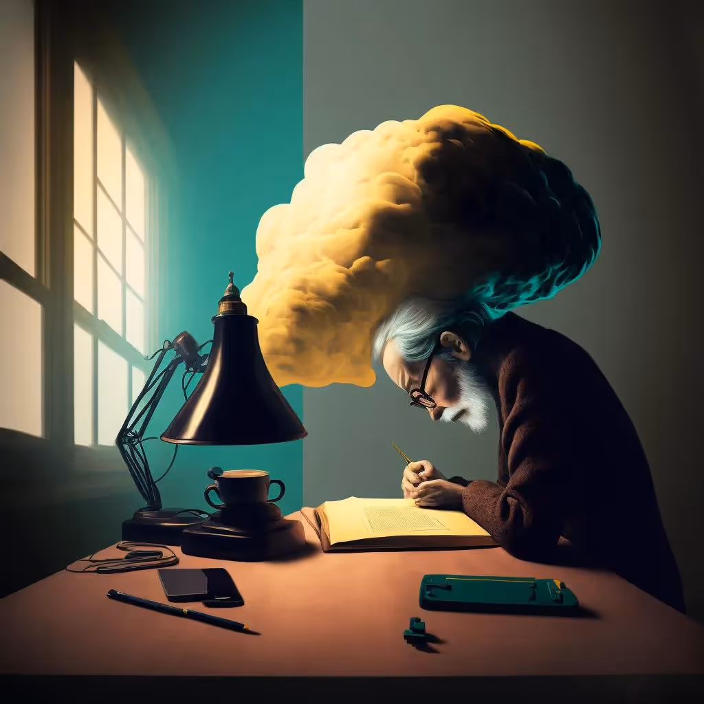 Cartoon of a developer surrounded by chaotic project files